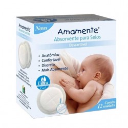 Absorvente Para Seios Amamente 12un