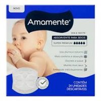 Absorvente Para Seios Amamente Dia E Noite 24un