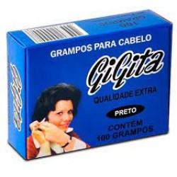 Grampo Gigita N7 Preto 100un