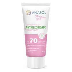 Protetor Solar Anasol F Fps70 Antioleosidade Clareador 40g