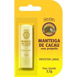 Manteiga De Cacau Drogarias PovÃo Com PrÓpolis 3,5g