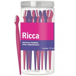 Navalha Para Sobrancelhas Ricca Pequena Pote Un Ref.1736