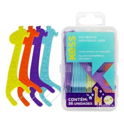 Fio Dental Kess Individual Kids 36un