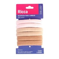 ElÁstico De Cabelo Ricca Blondie Grosso Ref.2728 6un