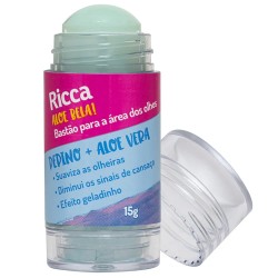 BastÃo Ricca Para Área Do Olhos Pepino E Aloe Vera 15g