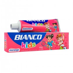 Creme Dental Bianco Kids Morango 60g