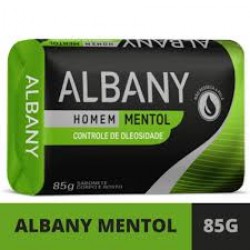 Sabonete Albany Homem Mentol Controle De Oleosidade 80g