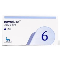 Agulha Novofine 32g 6mm 100und Para Caneta De Insulina