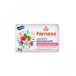 Sabonete Desodorante Farnese Framboesa E Baunilha 85g