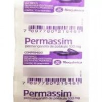 Permanganato De Potassio 100mg Permassim 10cpr