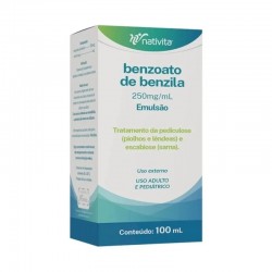 Benzoato De Benzila 250mg EmulsÃo 100ml Gen.nativita