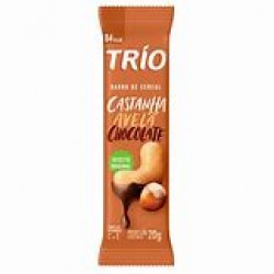 Barra De Cereais Trio Castanha, AvelÃ E Chocolate 20g