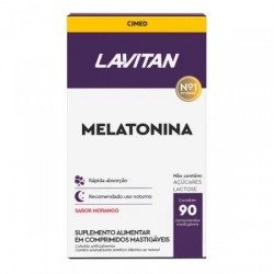 Lavitan Melatonina 0,21mg 90cpr Sabor Morango