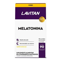 Lavitan Melatonina 0,21mg 90cpr Sabor MaracujÁ