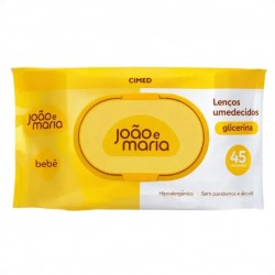 LenÇo Umedecido Cimed JoÃo E Maria Com FragrÂncia 45un