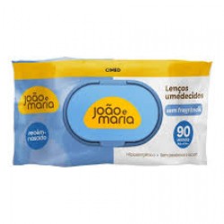 LenÇo Umedecido Cimed JoÃo E Maria Sem FragrÂncia 90un
