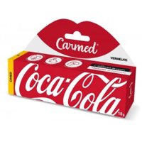 Hidratante Labial Carmed Coca Cola Vermelho 10g