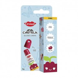 Gloss Labial Carmed Ana Castela Framboesa 5g