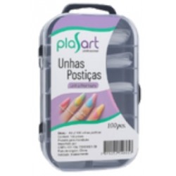 Unhas PostiÇas Plasart Bailarina Realista Alongada 100un