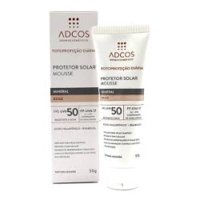 Adcos Protetor Solar F Fps50 Mousse Mineral Ivory 50g