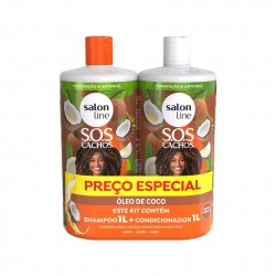 Shampoo+condicionador Salon Line Tratamento Profundo Coco 1l