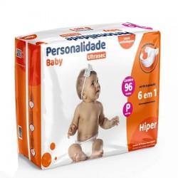 Fralda Personalidade Ultra Sec Hiper P 96un