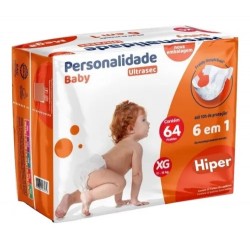 Fralda Personalidade Ultra Sec Hiper Xg 64un