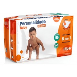 Fralda Personalidade Ultra Sec Hiper Xxg 56un