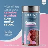 Imecap Hair Gummy Sabor Frutas Vermelhas 30und