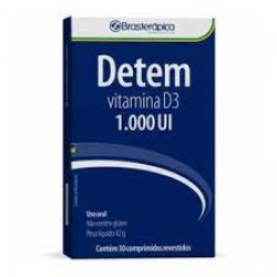 Detem 1.000ui 30cpr Brasterapica