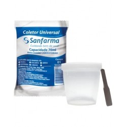 Coletor Universal Sanfarma 70ml