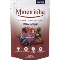 Sabonete LÍquido Mineirinha Refil Frutas Vermelhas 400ml