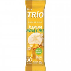 Barra De Cereais Trio Banana Aveia E Mel 20g