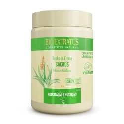 Banho De Creme Bio Extratus Cachos Babosa 1kg