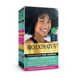 Tonalizante Bio Extratus Color Kit 111 Preto Azulado 135g