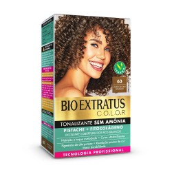 Tonalizante Bio Extratus Color Kit 63 Louro Escuro Dourado 135g