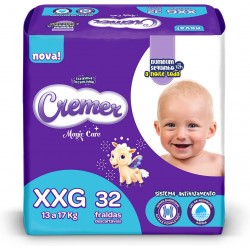 Fralda Cremer Mega Xxg 32un