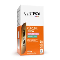 Centvita CÚrcuma Plus 500mg 60cpr