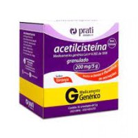 Acetilcisteina 200mg 16env 5g Gen.prati