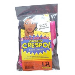 Touca De Cetim Lr Orgulho Crespo Estampada Ref.5155