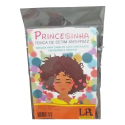 Touca De Cetim Lr Kids Princesinha Estampada Ref.5291