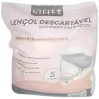 LenÇol DescartÁvel Ntflex Sanfonado Com ElÁstico 5un