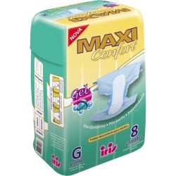 Fralda Maxi Confort Geriatrica G 8un (fp)