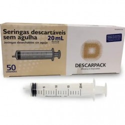 Seringa Descarpack 20ml S/agulha