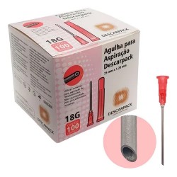 Agulha Descarpack 40x1,20 P/aspiraÇÃo Un