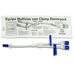 Equipo Infusor Descarpack 2vias Com Clamp