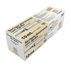 Seringa Descarpack 10ml C/agulha