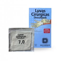 Luva LÁtex Descarpack CirÚrgica EstÉril 7,0