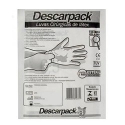 Luva LÁtex Descarpack CirÚrgica EstÉril 7,5