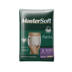 Roupa Íntima Mastersoft Pants Regular 08un G/eg